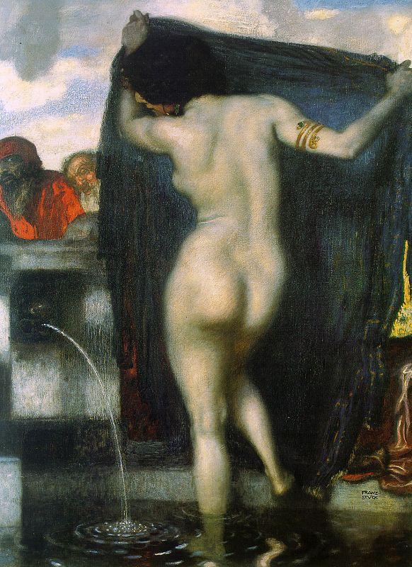 Franz von Stuck Susanna Bathing oil painting image